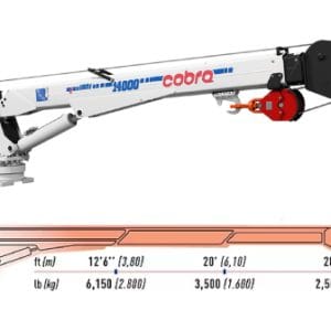 Cobra Crane - 14000 | 78,800 ft lb (10,9 tm)