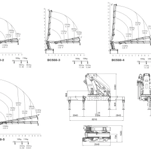 BC588 Knuckle Boom Crane