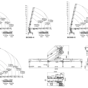 BC988 Knuckle Boom Crane