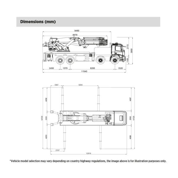 Hidrokon Crane - HK 240 L7+L6 - Image 5